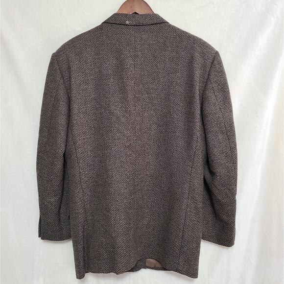 Ermenegildo Zegna For Julius Men's Brown Wool / Cashmere Blend Blazer Size 48 - Picture 5 of 7